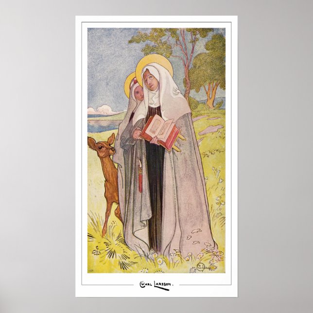 Poster d'art Carl Larsson Zedign #423 (Devant)