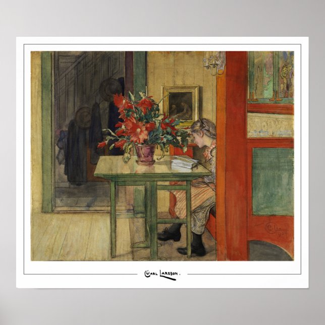 Poster d'art Carl Larsson Zedign #5 (Devant)
