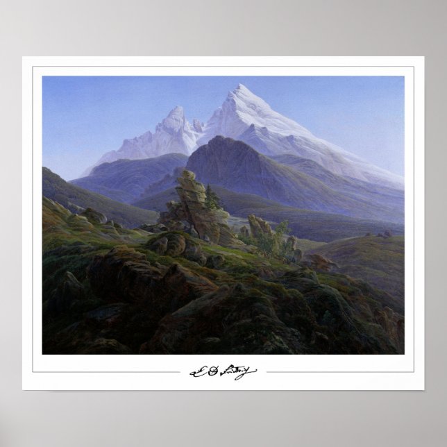 Poster d'art Caspar David Friedrich Zedign #140 (Devant)