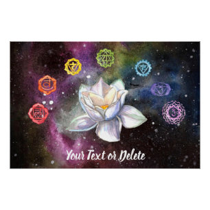 *~* Poster d'art Chakra Céleste Cosmologique