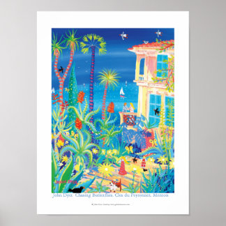Poster d'art : Chasing Butterflies, Clos du Peyron