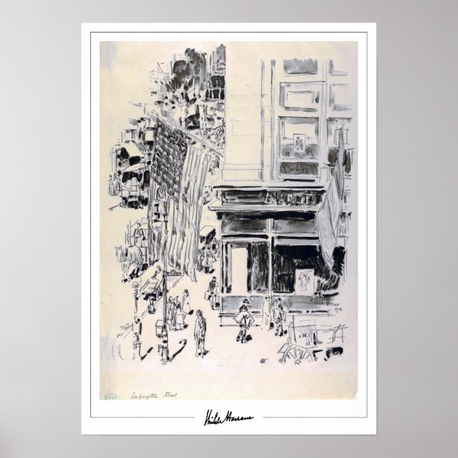 Poster d'art Childe Hassam Zedign #341-2 (Devant)