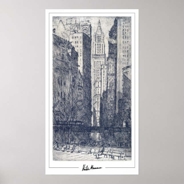 Poster d'art Childe Hassam Zedign #440 (Devant)