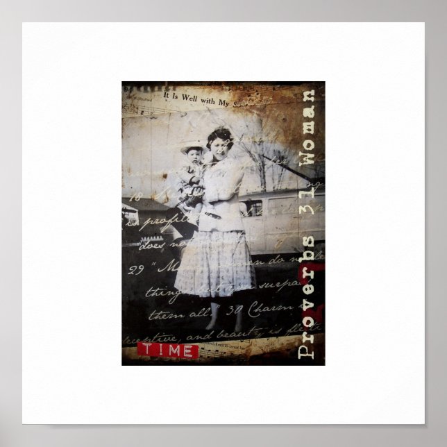 Poster d'art chrétien vintage (Devant)