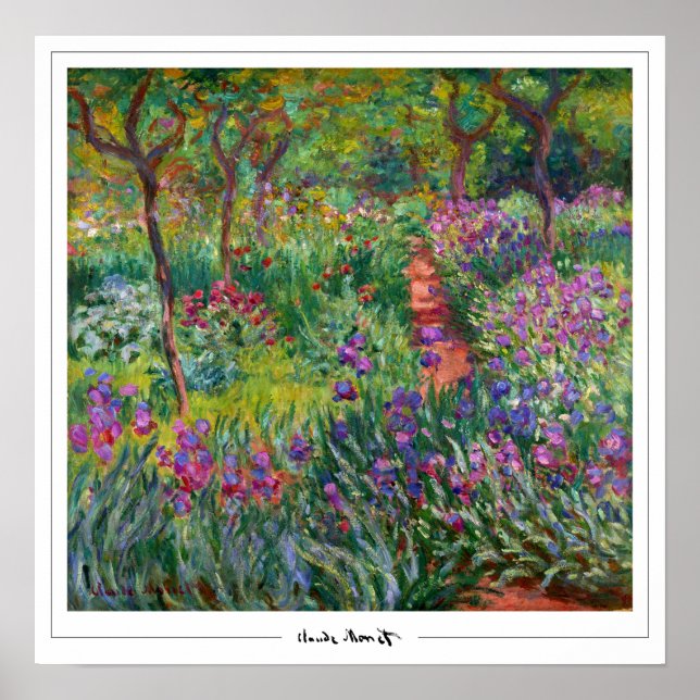 Poster d'art Claude Monet Zedign #141-2 (Devant)