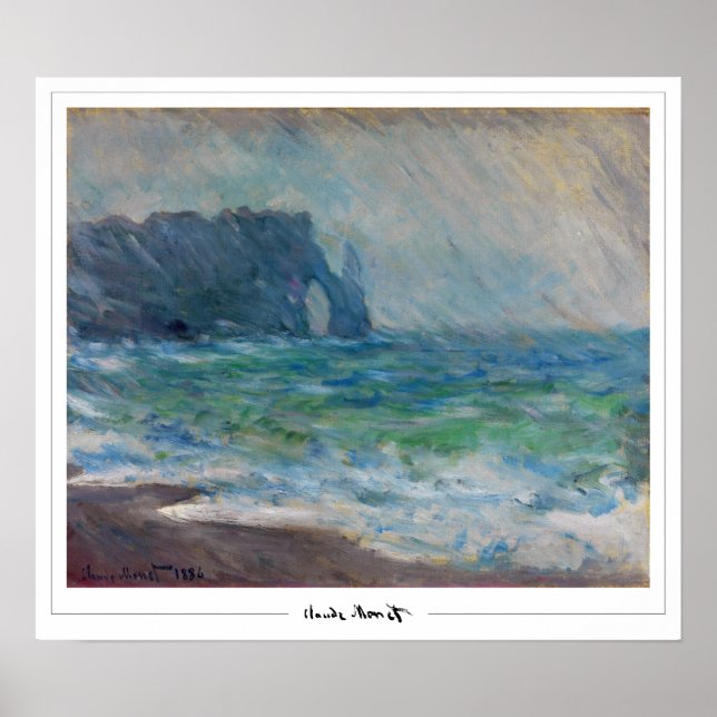 Poster d'art Claude Monet Zedign #22 (Devant)