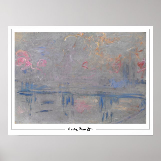 Poster d'art Claude Monet Zedign #33-2 (Devant)