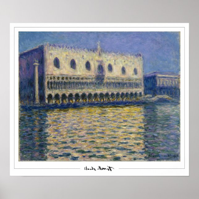 Poster d'art Claude Monet Zedign #43-2 (Devant)