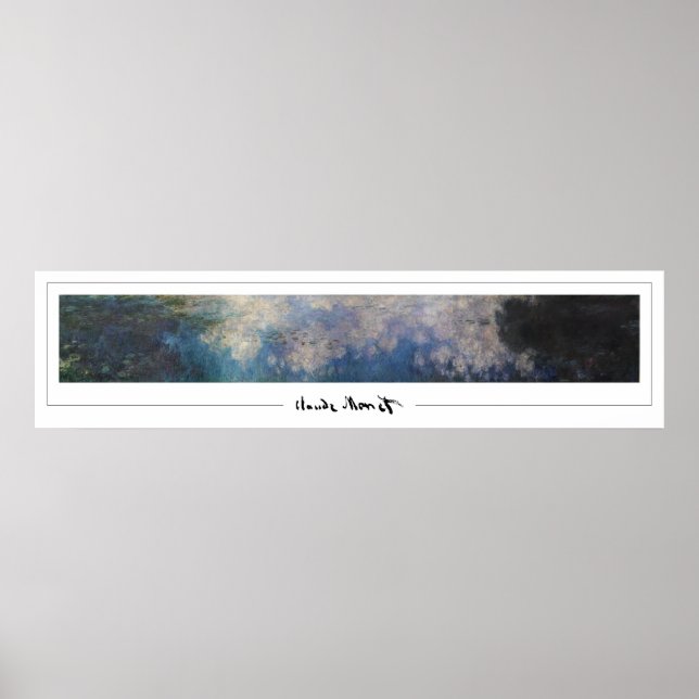 Poster d'art Claude Monet Zedign #466-2 (Devant)