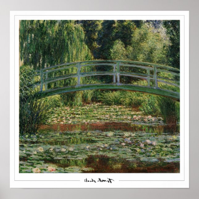 Poster d'art Claude Monet Zedign #59 (Devant)