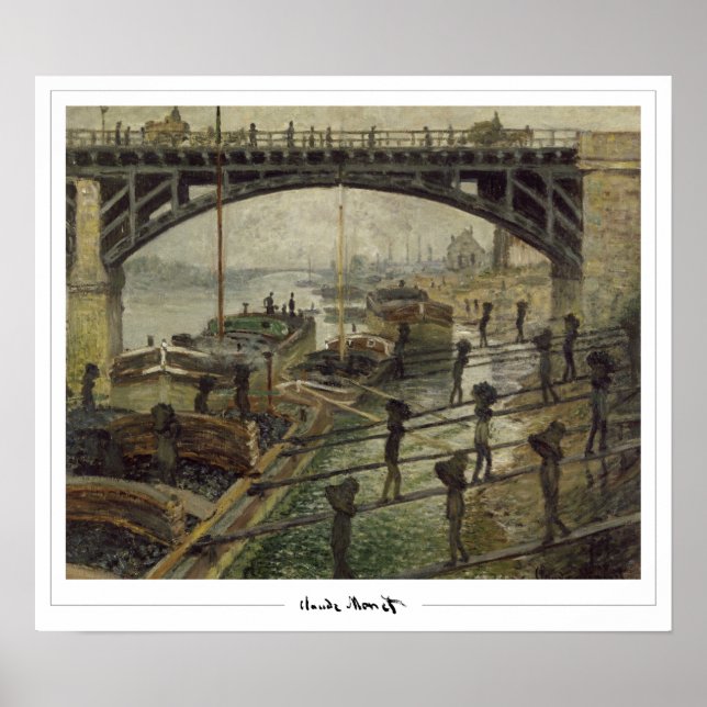 Poster d'art Claude Monet Zedign #6 (Devant)