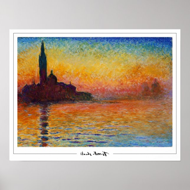 Poster d'art Claude Monet Zedign #658-2 (Devant)