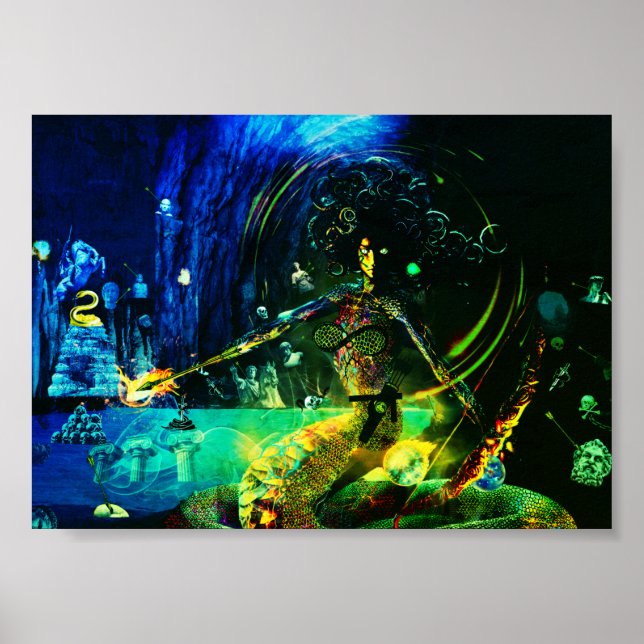 Poster d'art contemporain de Medusas Cave (Devant)