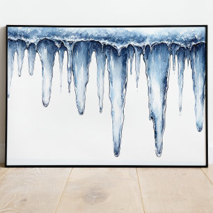 Poster d'art Crystal Icicle