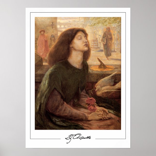 Poster d'art Dante Gabriel Rossetti Zedign #42 (Devant)