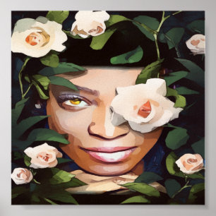 Poster d'art de Black Woman