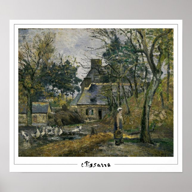 Poster d'art de Camille Pissarro Zedign #321 (Devant)
