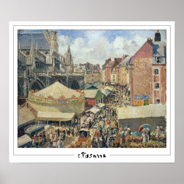 Poster d'art de Camille Pissarro Zedign #481-2 (Devant)