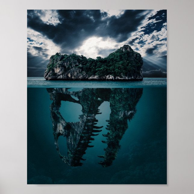 Poster d'art de Dark Imaginaire Island (Devant)