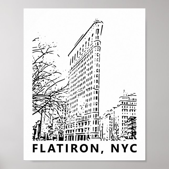 Poster d'art de Flatiron Building (Devant)