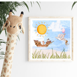 Poster d'art de la crèche