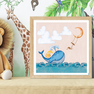 Poster d'art de la crèche