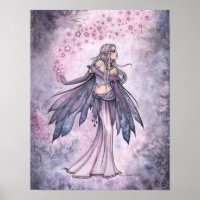 Poster d'art de la fée violette Ciel capturé