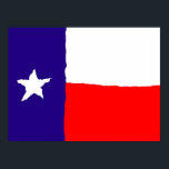 Poster d'Art de la Pop du Texas - American States<br><div class="desc">États-Unis drapeaux Digital Artworks - American National Symbols & Emblems - drapeaux des États-Unis d'Amérique</div>
