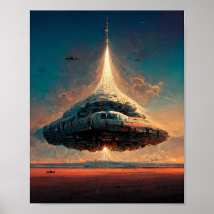 Poster d'art de la science-Fi