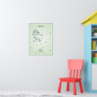 Poster d'art de Lahore City Pakistan (Vert, Matte)