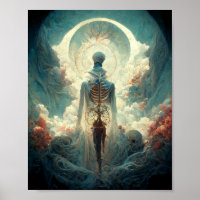Poster d'art de l'Imaginaire noir mort-vivant ress