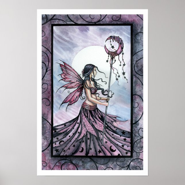 Poster d'art de Purple Fairy Imprimer par Molly Ha (Devant)