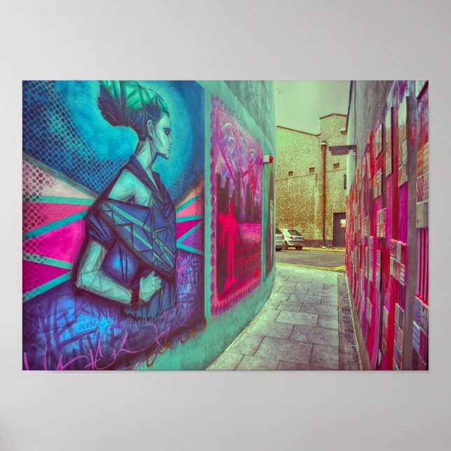 Poster d'art de rue en Irlande vintage (Devant)