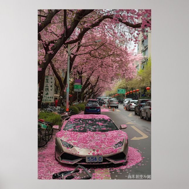 Poster d'art de rue Neon - Graffiti urbain à Shenz (Devant)