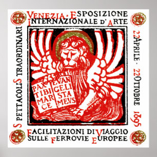 Poster d'art de Venise 1895