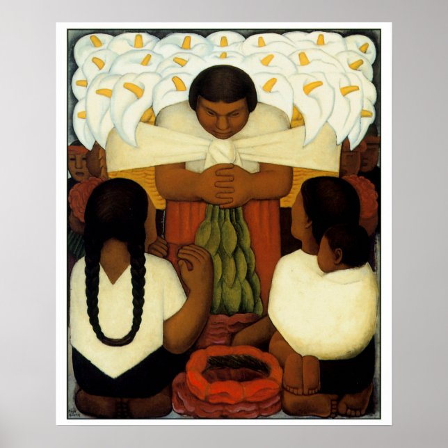 Poster d'art Diego Rivera Choisissez votre taille (Devant)