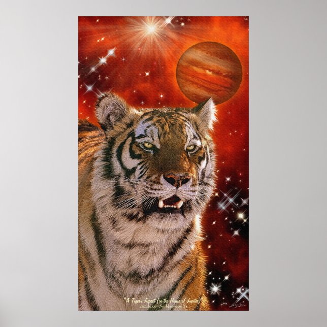 Poster d'art d'Imaginaire Amur Tiger et Jupiter (Devant)