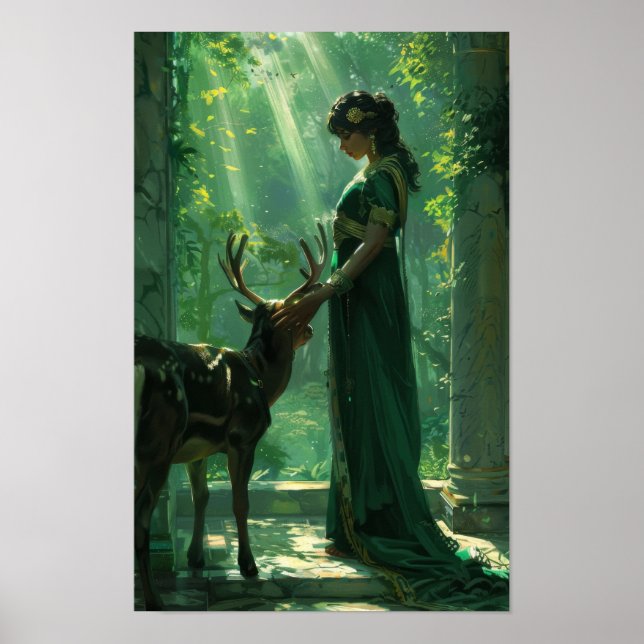 Poster d'art d'Imaginaire F91 dans le style de Fra (Devant)