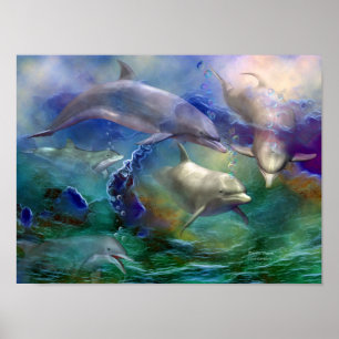 Poster d'art Dolphin Dream/Imprimer