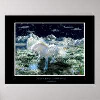 Poster d'art du livre d'Imaginaires PEGASUS