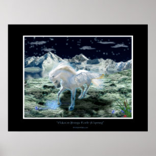 Poster d'art du livre d'Imaginaires PEGASUS