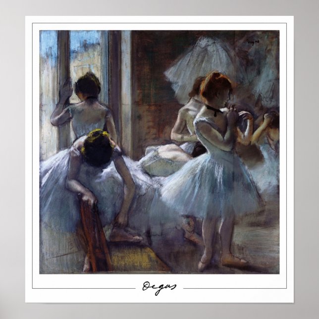 Poster d'art Edgar Degas Zedign #1 (Devant)