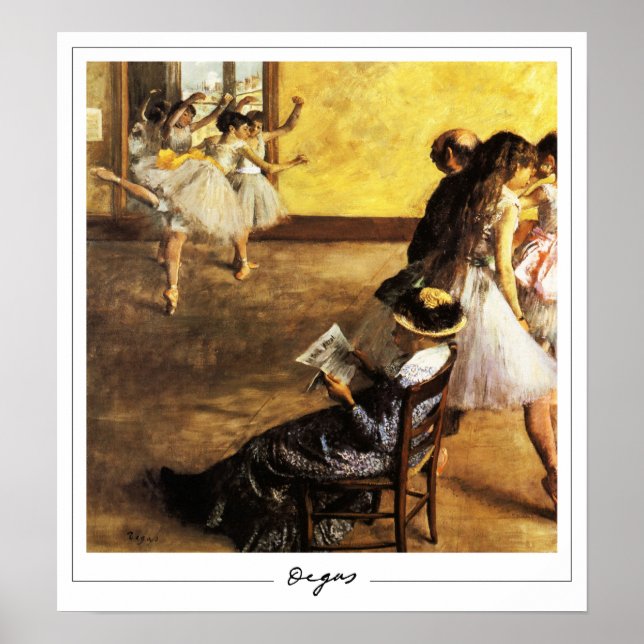Poster d'art Edgar Degas Zedign #152-2 (Devant)