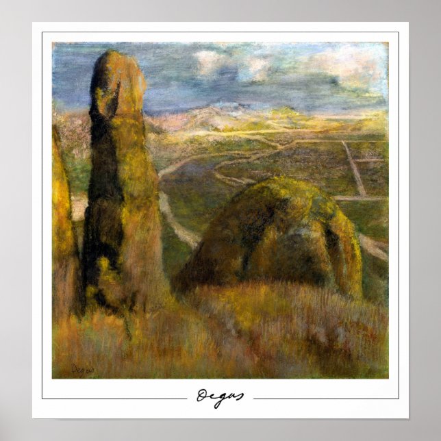 Poster d'art Edgar Degas Zedign #19 (Devant)