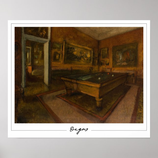 Poster d'art Edgar Degas Zedign #24-2 (Devant)