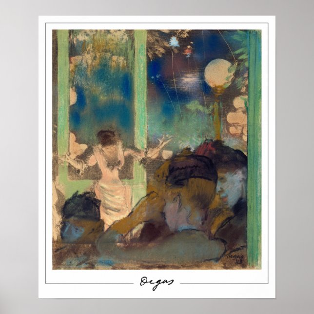 Poster d'art Edgar Degas Zedign #28 (Devant)