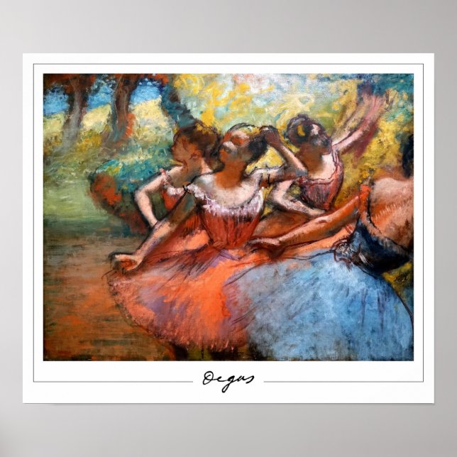 Poster d'art Edgar Degas Zedign #408 (Devant)