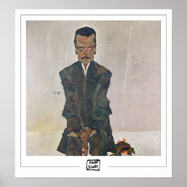 Poster d'art Egon Schiele Zedign #17-3 (Devant)