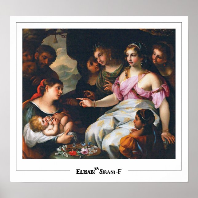 Poster d'art Elisabetta Sirani Zedign #4 (Devant)