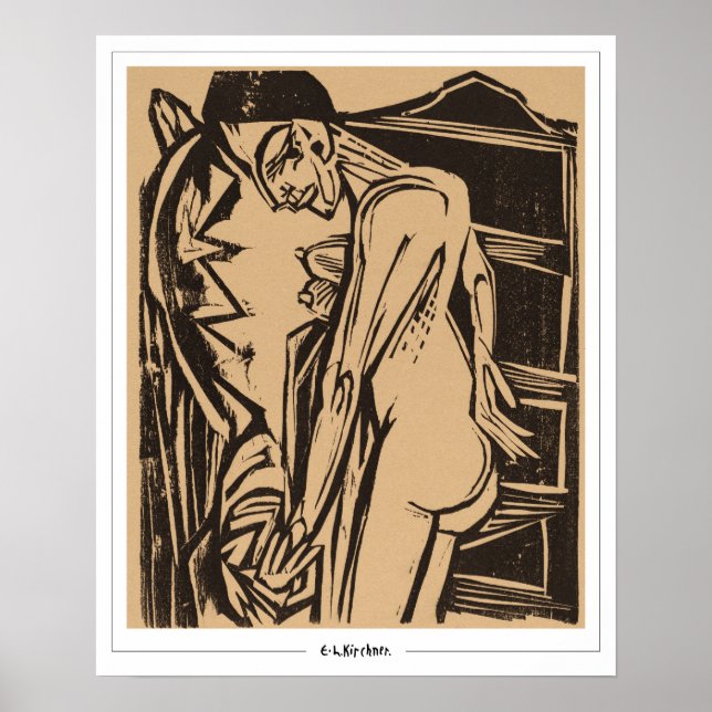 Poster d'art Ernst Ludwig Kirchner Zedign #164-2 (Devant)